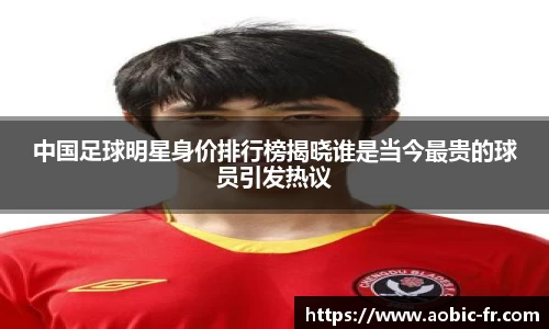 中国足球明星身价排行榜揭晓谁是当今最贵的球员引发热议